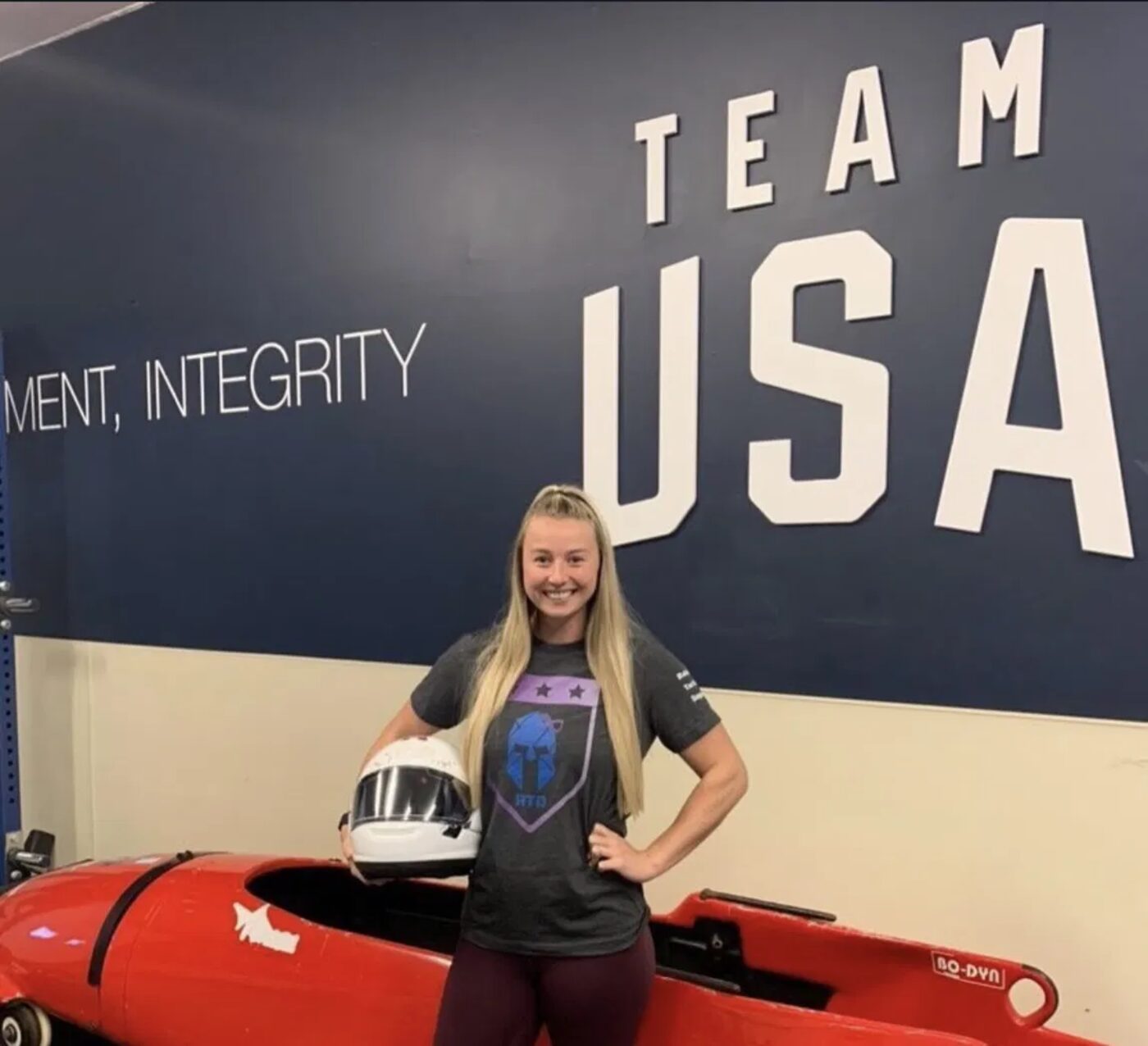 RTD supporter at the Team USA training center